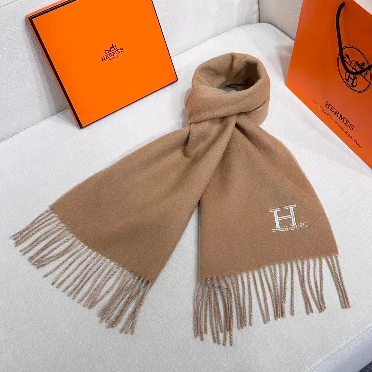 elegant Scarf for unisex couple - alternate angle view 5
