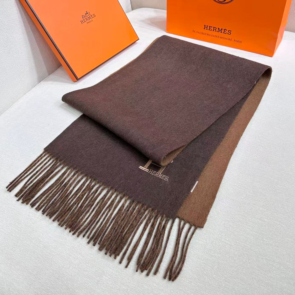 elegant Scarf for unisex couple - alternate angle view 6