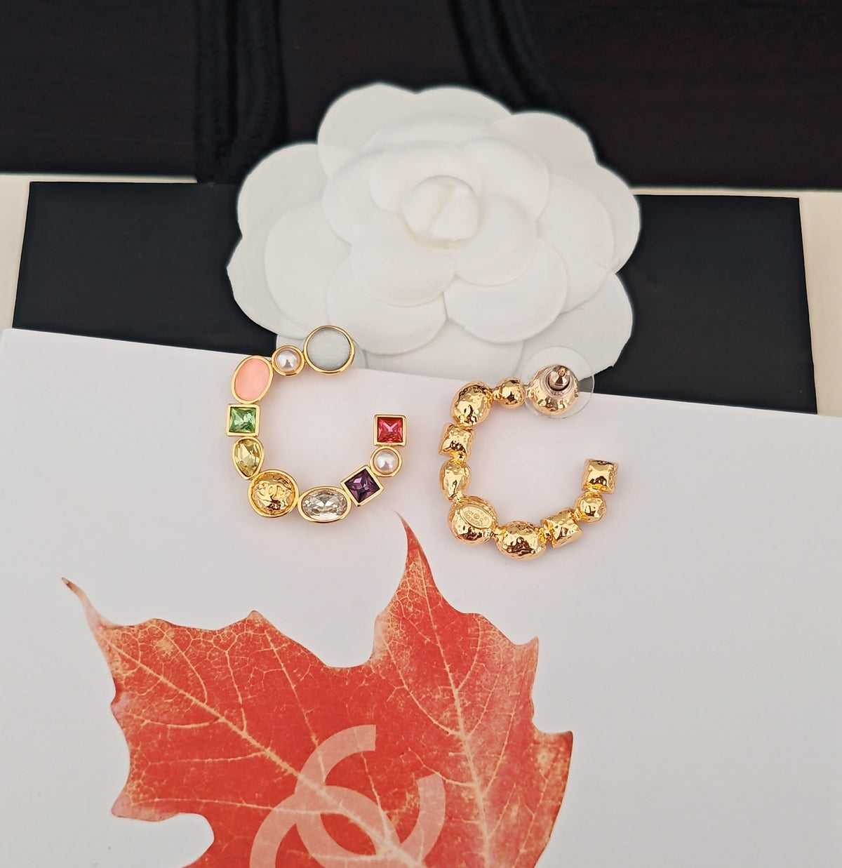 yellow brass fashion accessory for women - alternate angle view 6