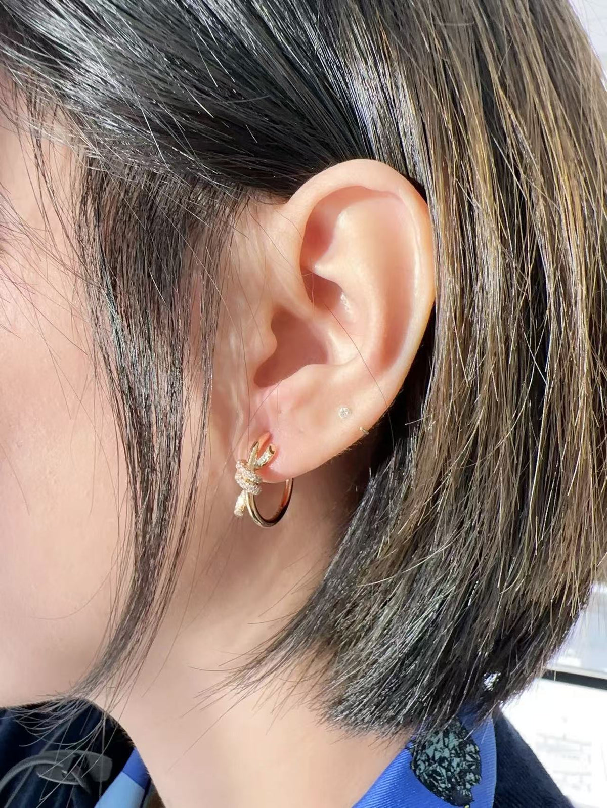 elegant Stud Earrings for women - alternate angle view 8