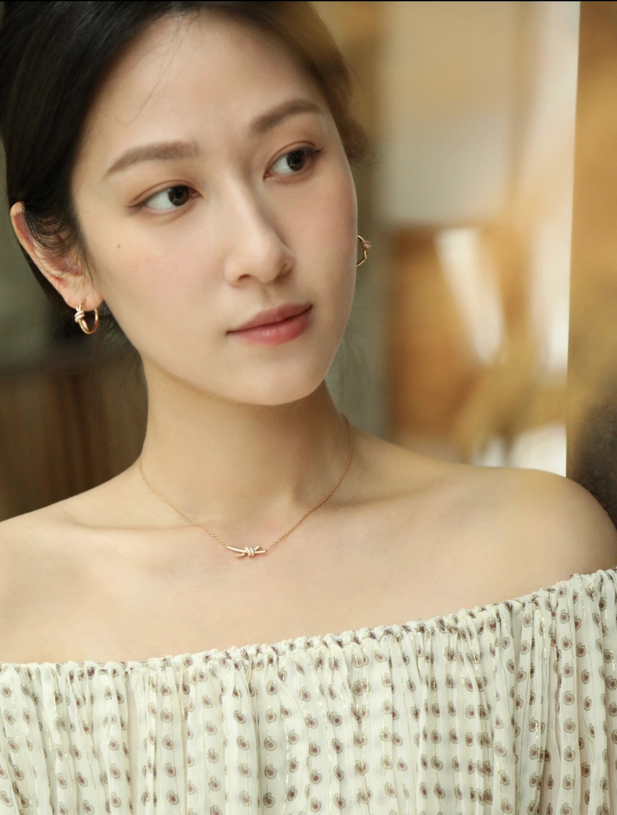elegant Stud Earrings for women - alternate angle view 12
