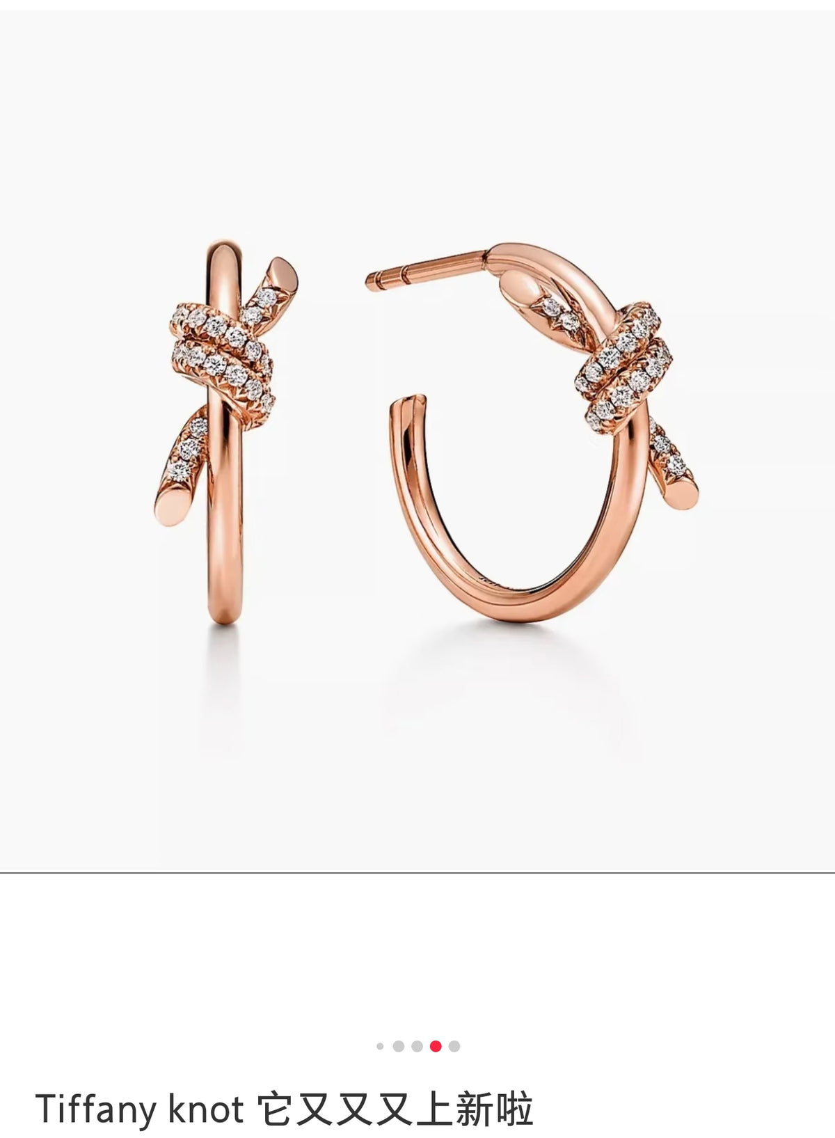 elegant Stud Earrings for women - alternate angle view 5