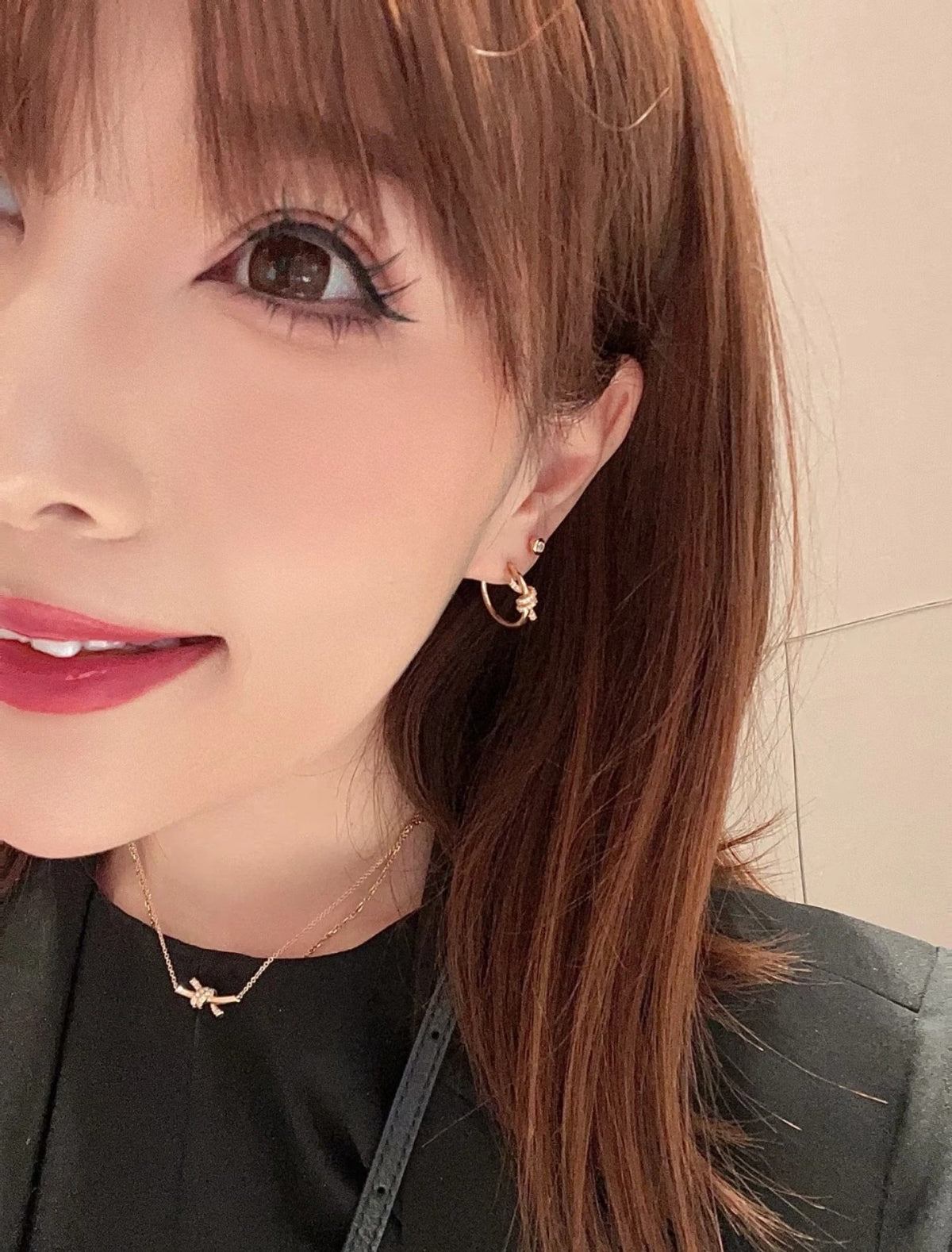 elegant Stud Earrings for women - alternate angle view 6