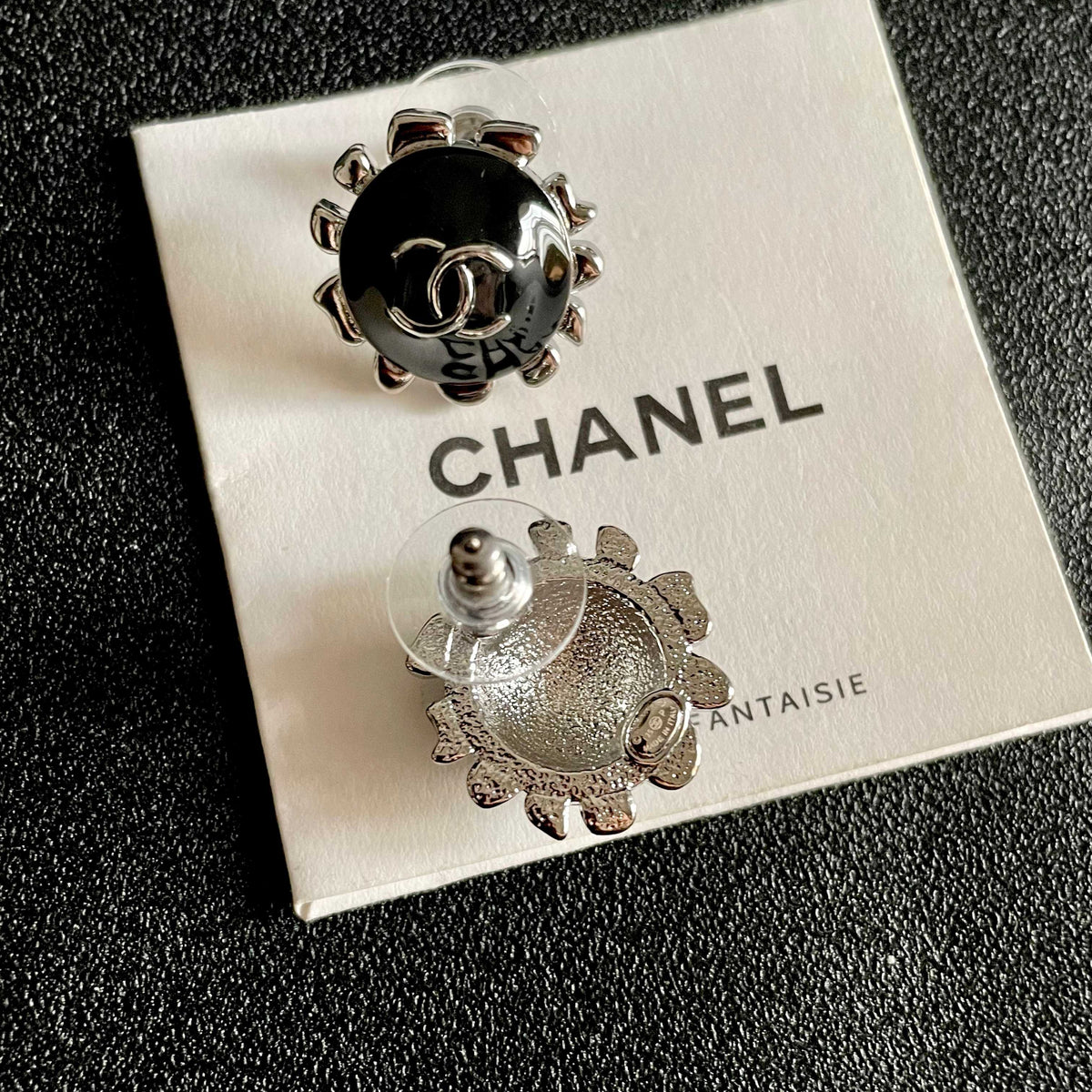 double c Stud Earrings for women - alternate angle view 7