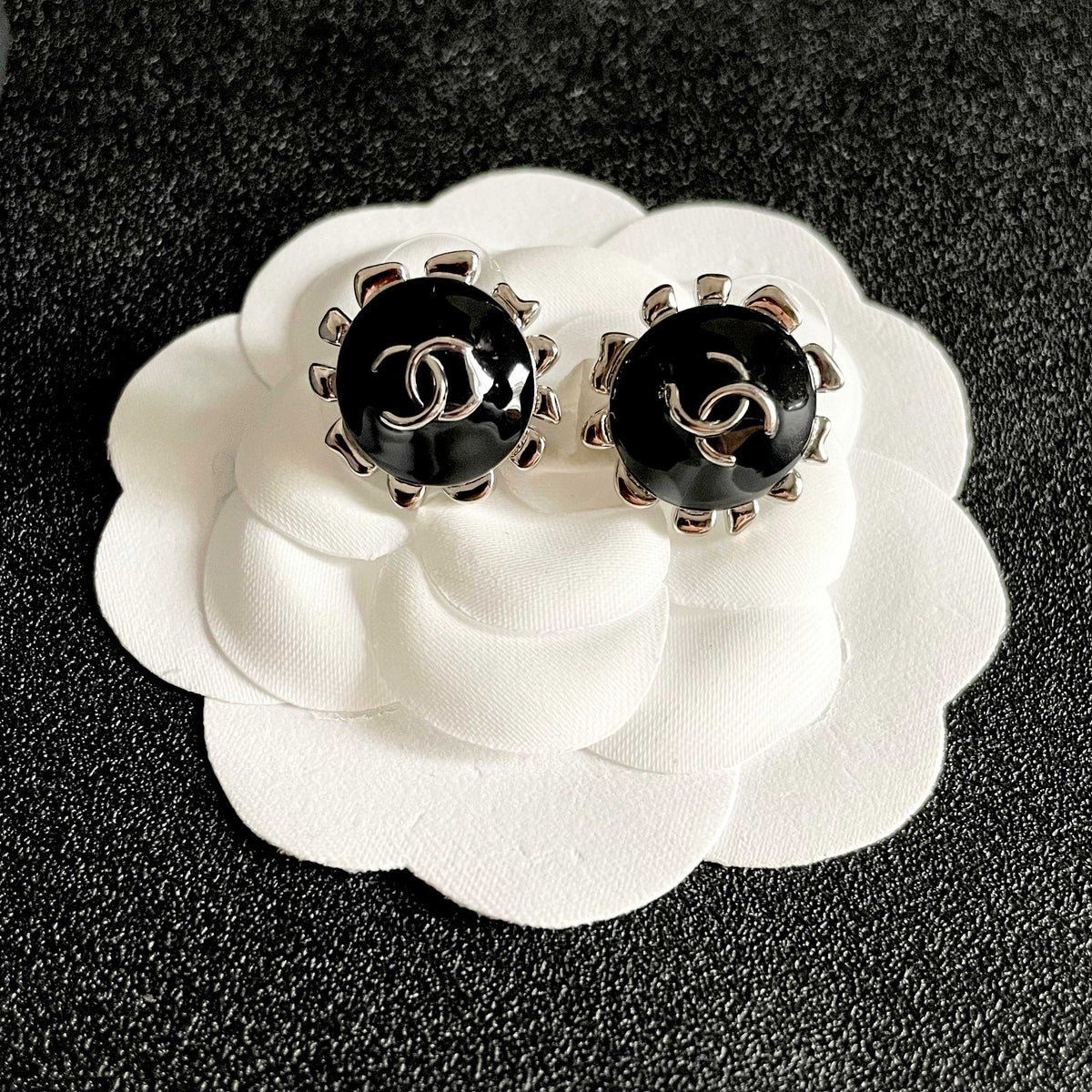 double c Stud Earrings for women - alternate angle view 8