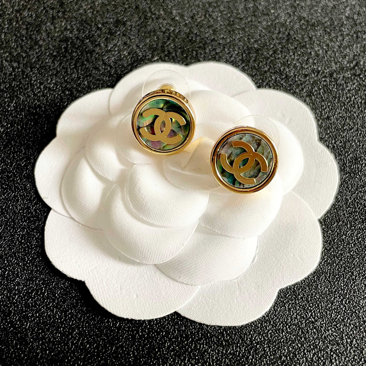 double c Stud Earrings for women - alternate angle view 8