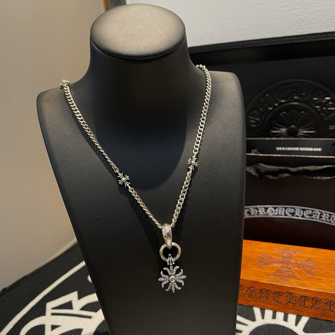 antique cross Pendant for men - alternate angle view 9