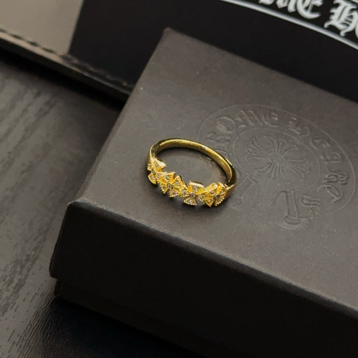 antique cross Ring for women - alternate angle view 2