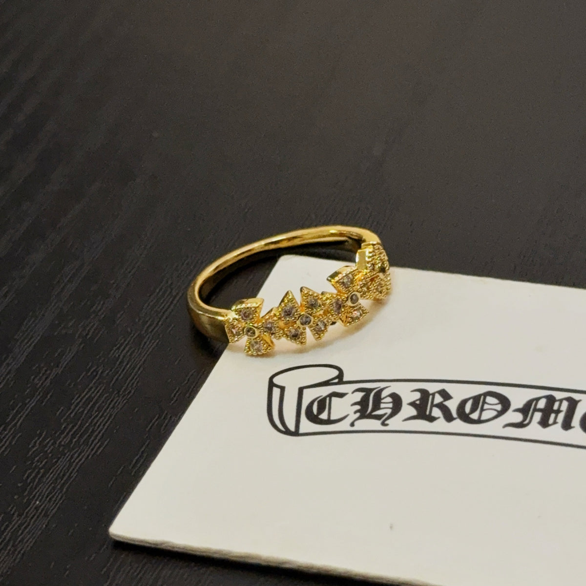 antique cross Ring for women - alternate angle view 5