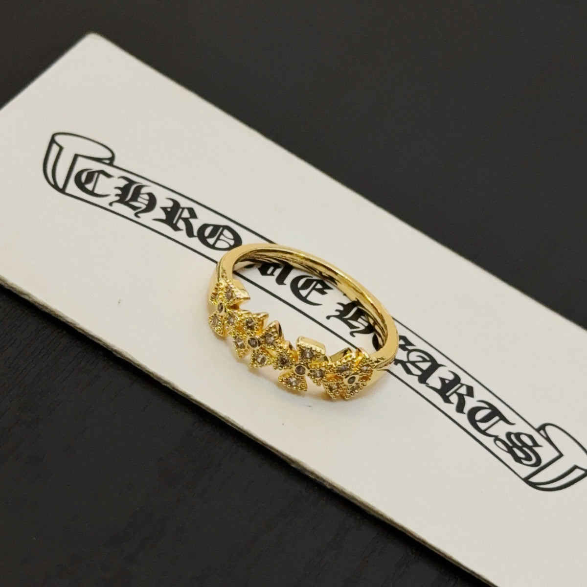antique cross Ring for women - alternate angle view 4