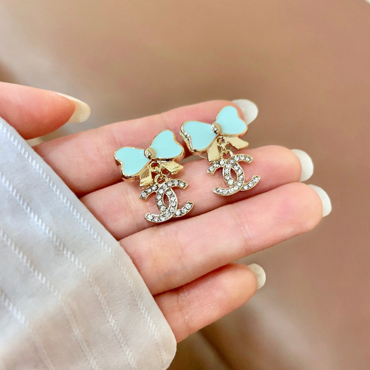 elegant Stud Earrings for women - alternate angle view 4