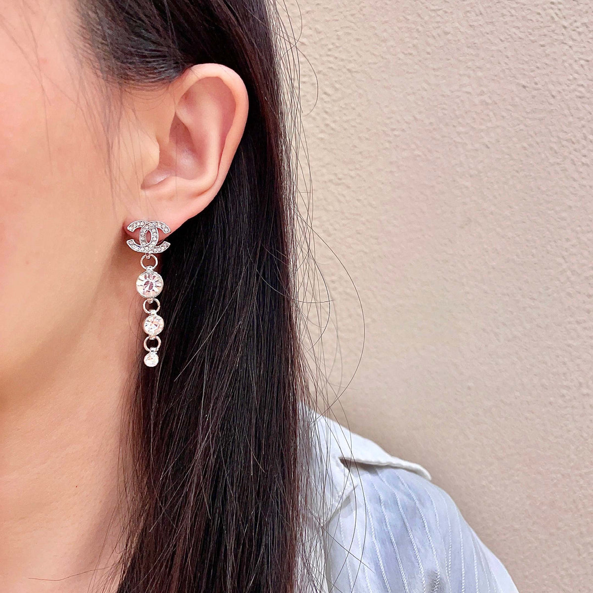 elegant Stud Earrings for women - alternate angle view 3