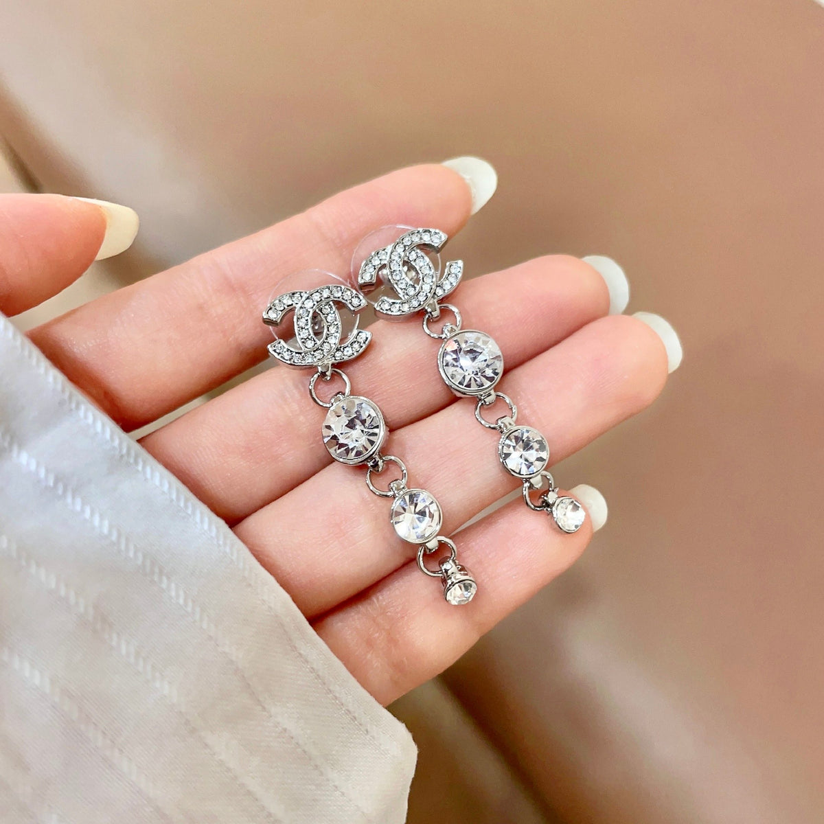 elegant Stud Earrings for women - alternate angle view 4