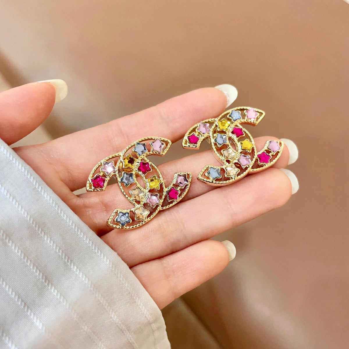 elegant Stud Earrings for women - alternate angle view 4