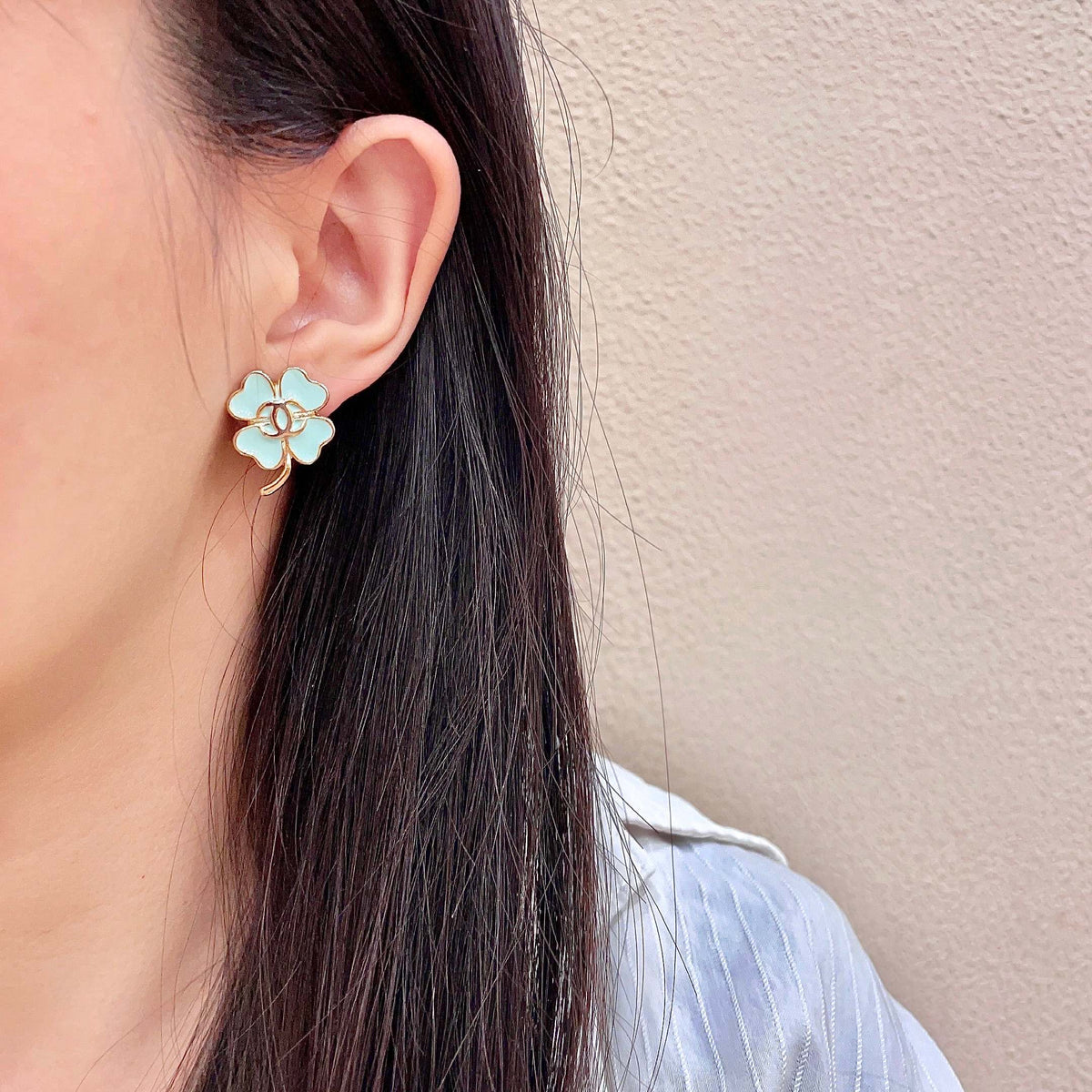 elegant Stud Earrings for women - alternate angle view 3