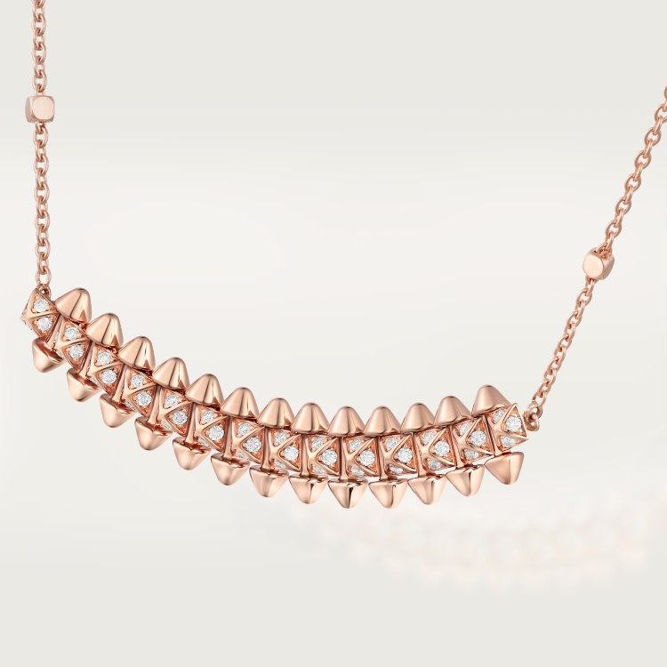 gold crystal Necklace for women - product detail view