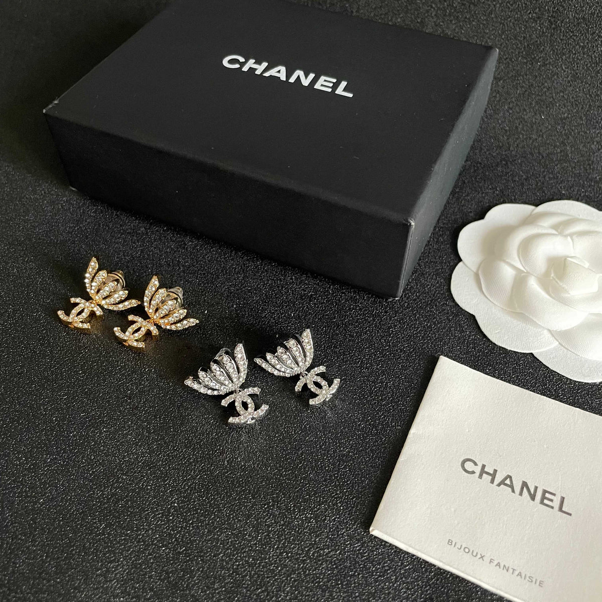 letter Stud Earrings for women - alternate angle view 5