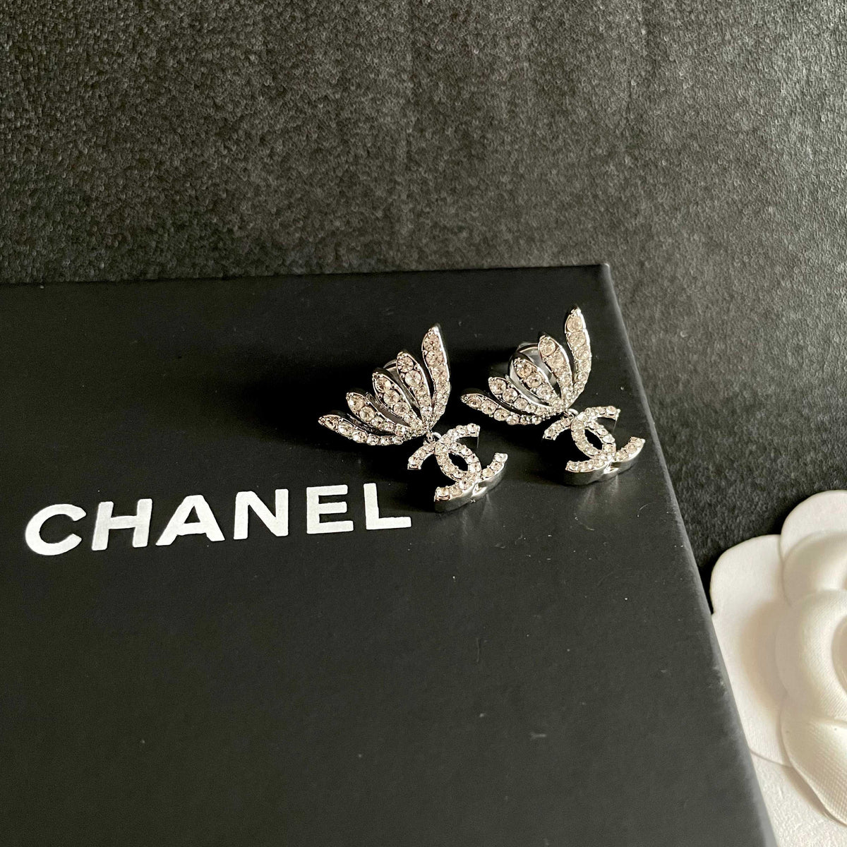 letter Stud Earrings for women - alternate angle view 9
