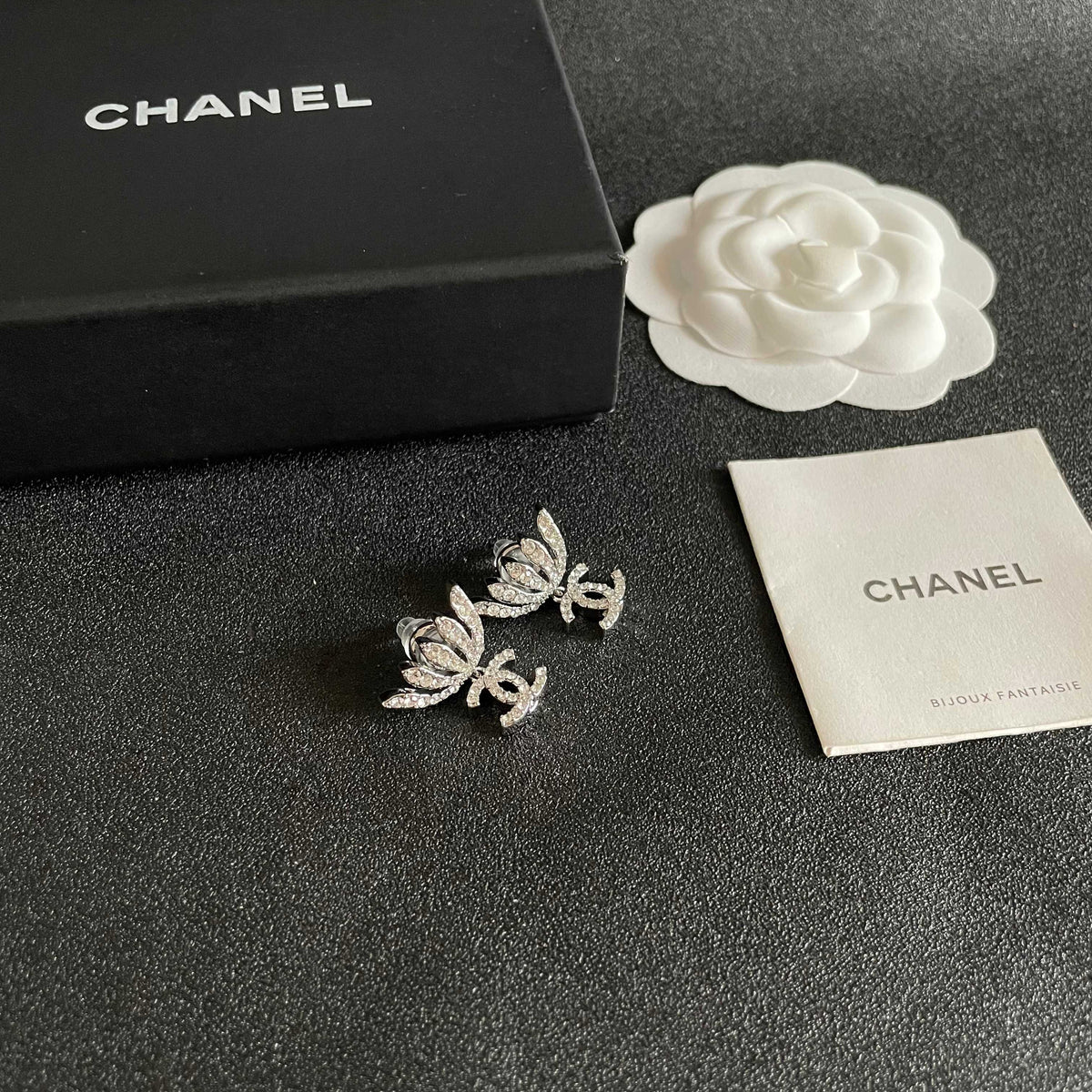 letter Stud Earrings for women - alternate angle view 6