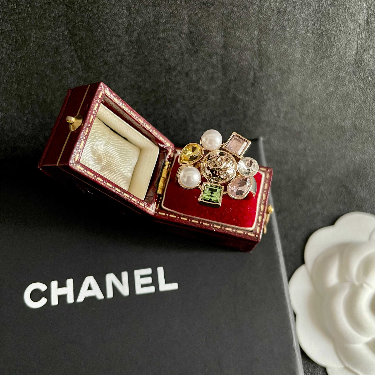 white letter Ring for women - alternate angle view 9