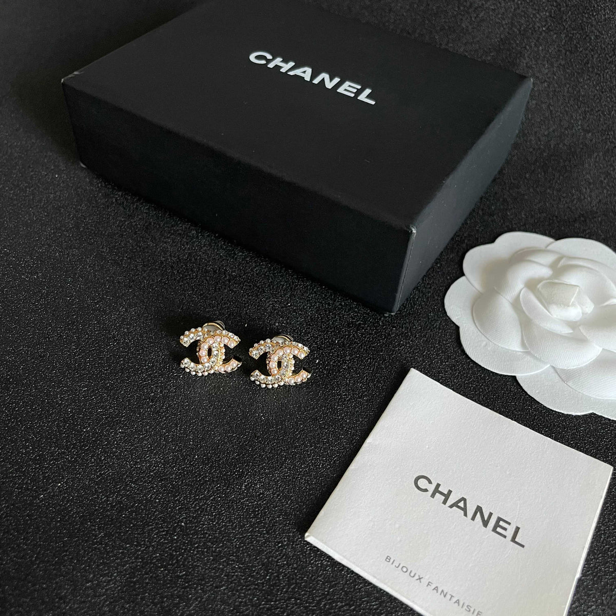 letter Stud Earrings for women - alternate angle view 5