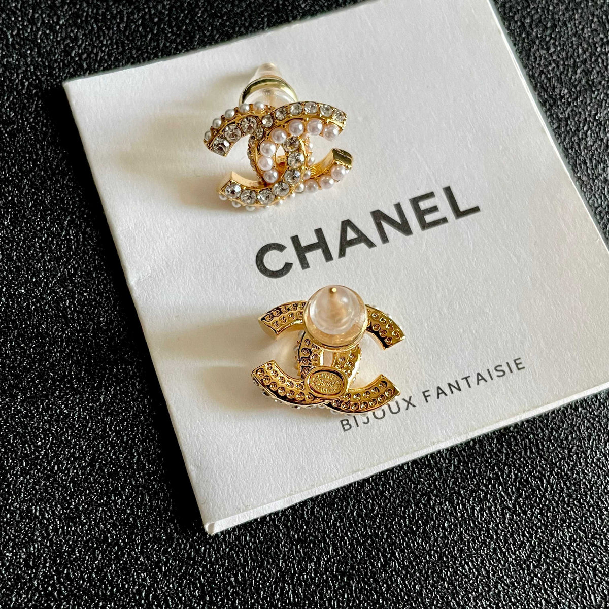 letter Stud Earrings for women - alternate angle view 7