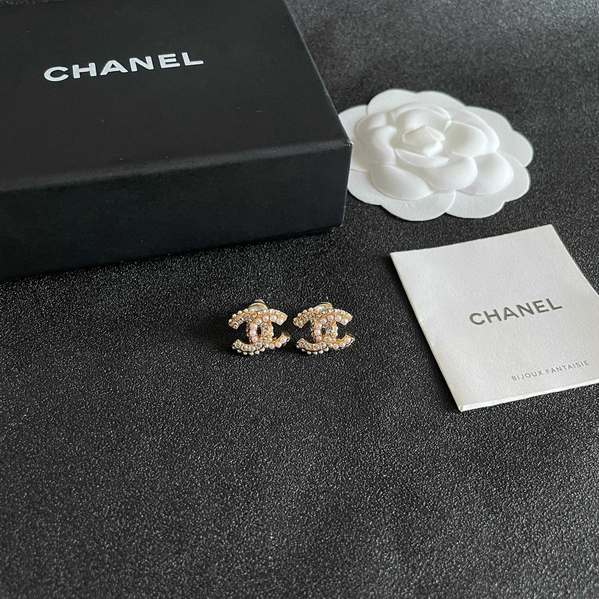 letter Stud Earrings for women - alternate angle view 6