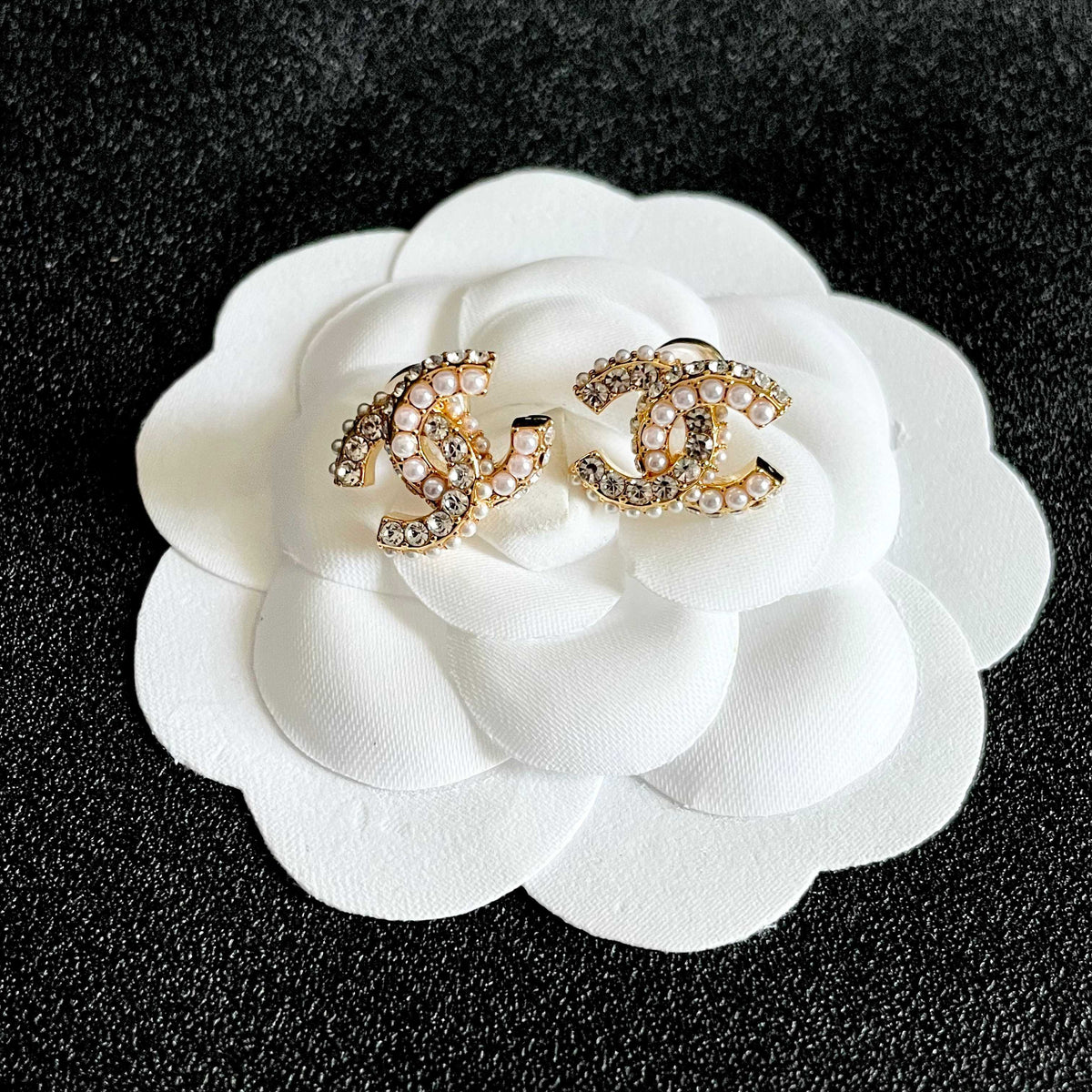 letter Stud Earrings for women - alternate angle view 8