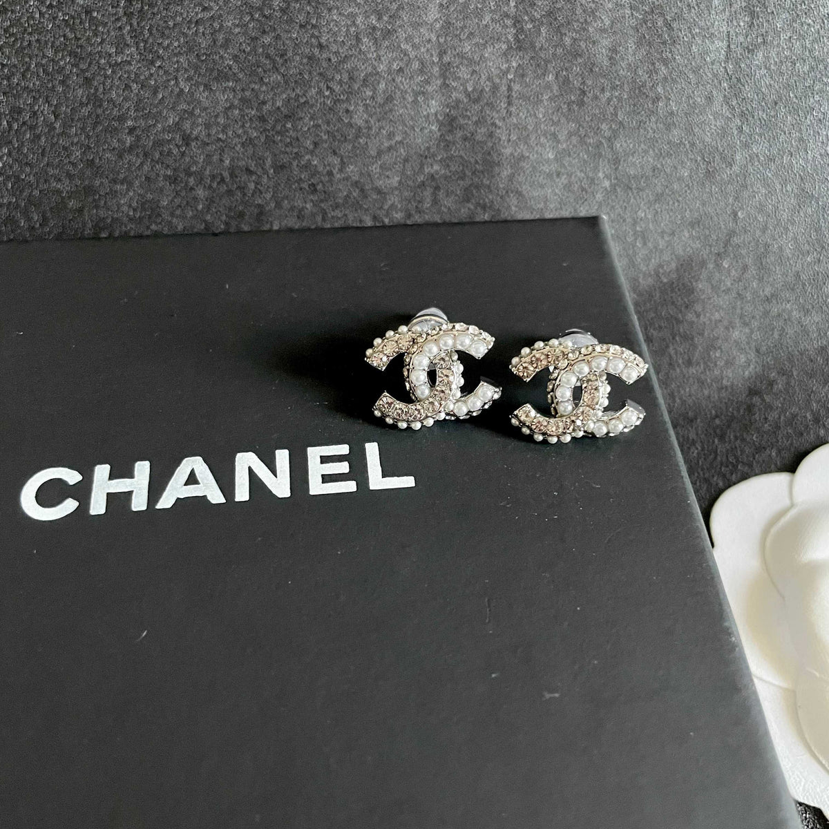 letter Stud Earrings for women - alternate angle view 9