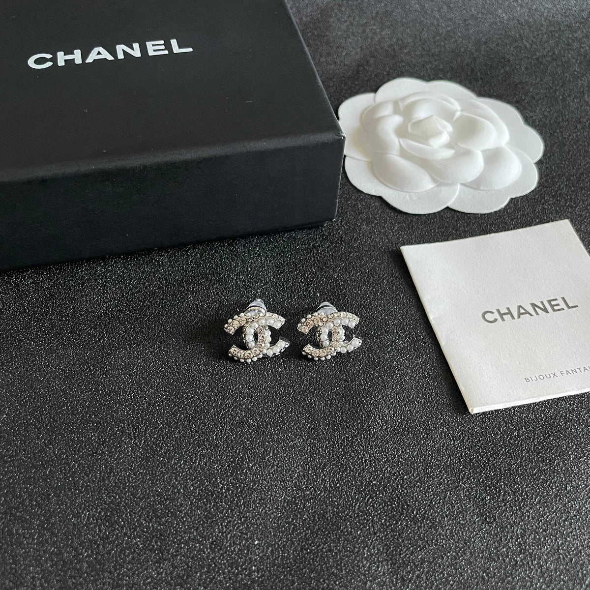 letter Stud Earrings for women - alternate angle view 6