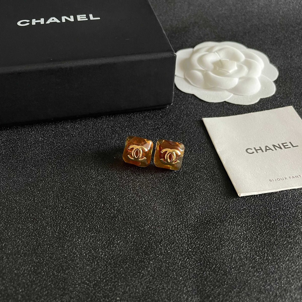double c Stud Earrings for women - alternate angle view 6