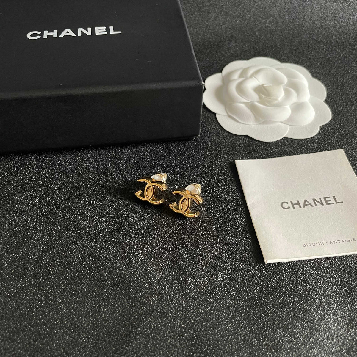 double c Stud Earrings for women - alternate angle view 6