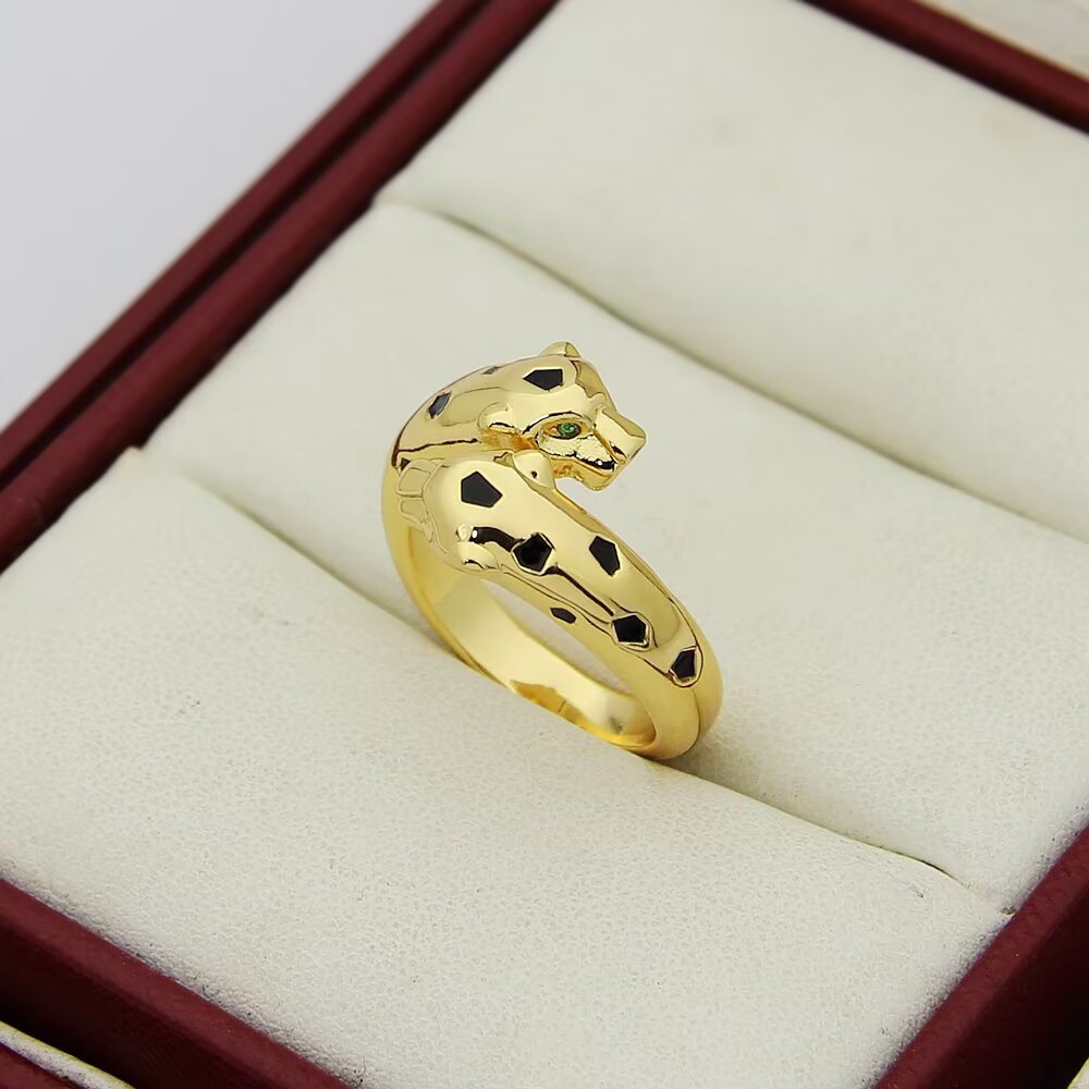 gold floral Ring for women - alternate angle view 5