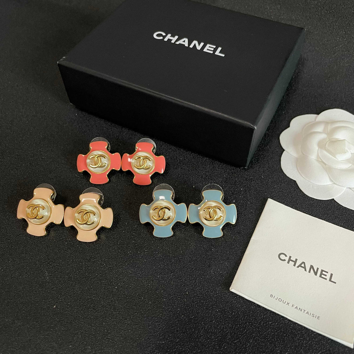 letter Stud Earrings for women - alternate angle view 10