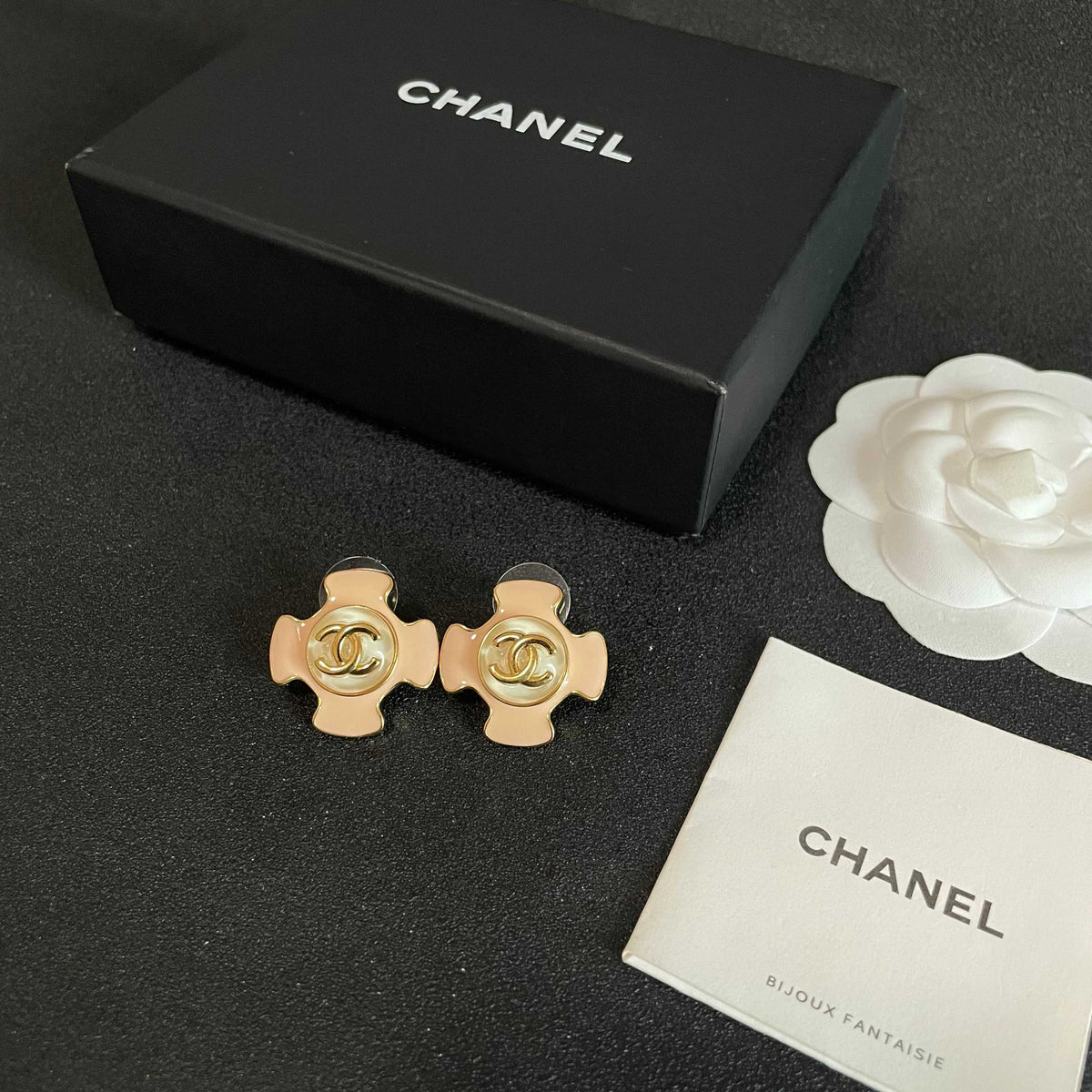 letter Stud Earrings for women - alternate angle view 5