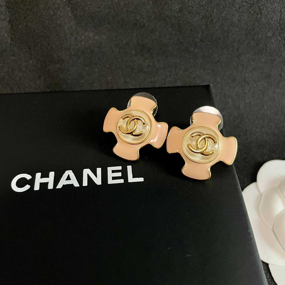 letter Stud Earrings for women - alternate angle view 9