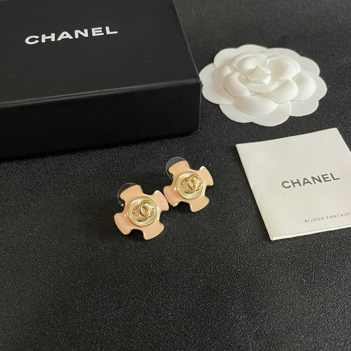 letter Stud Earrings for women - alternate angle view 6