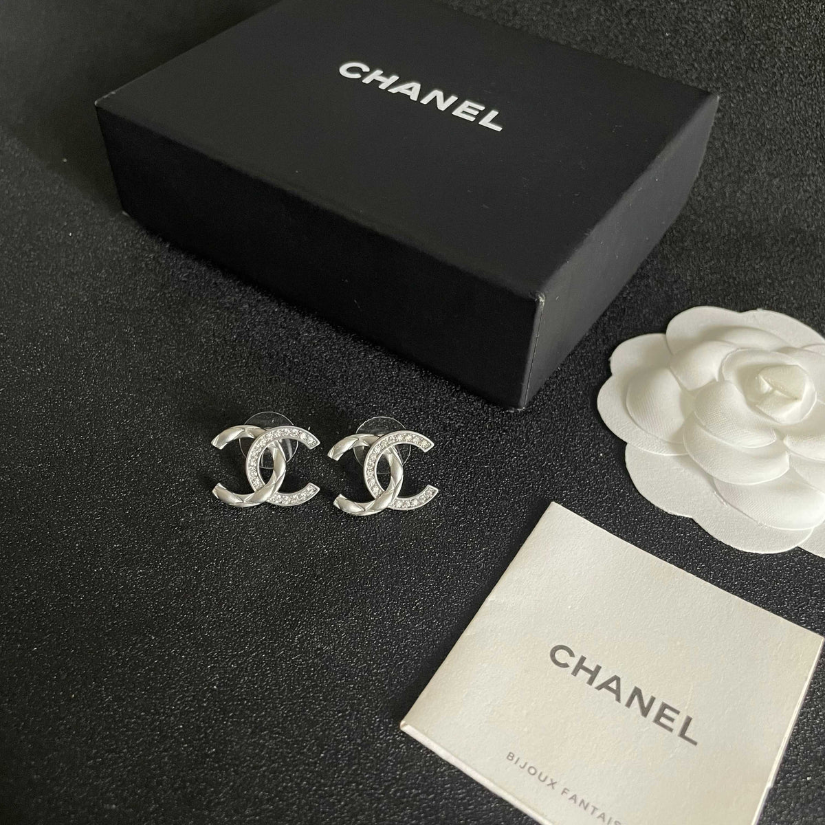 floral Stud Earrings for women - alternate angle view 5