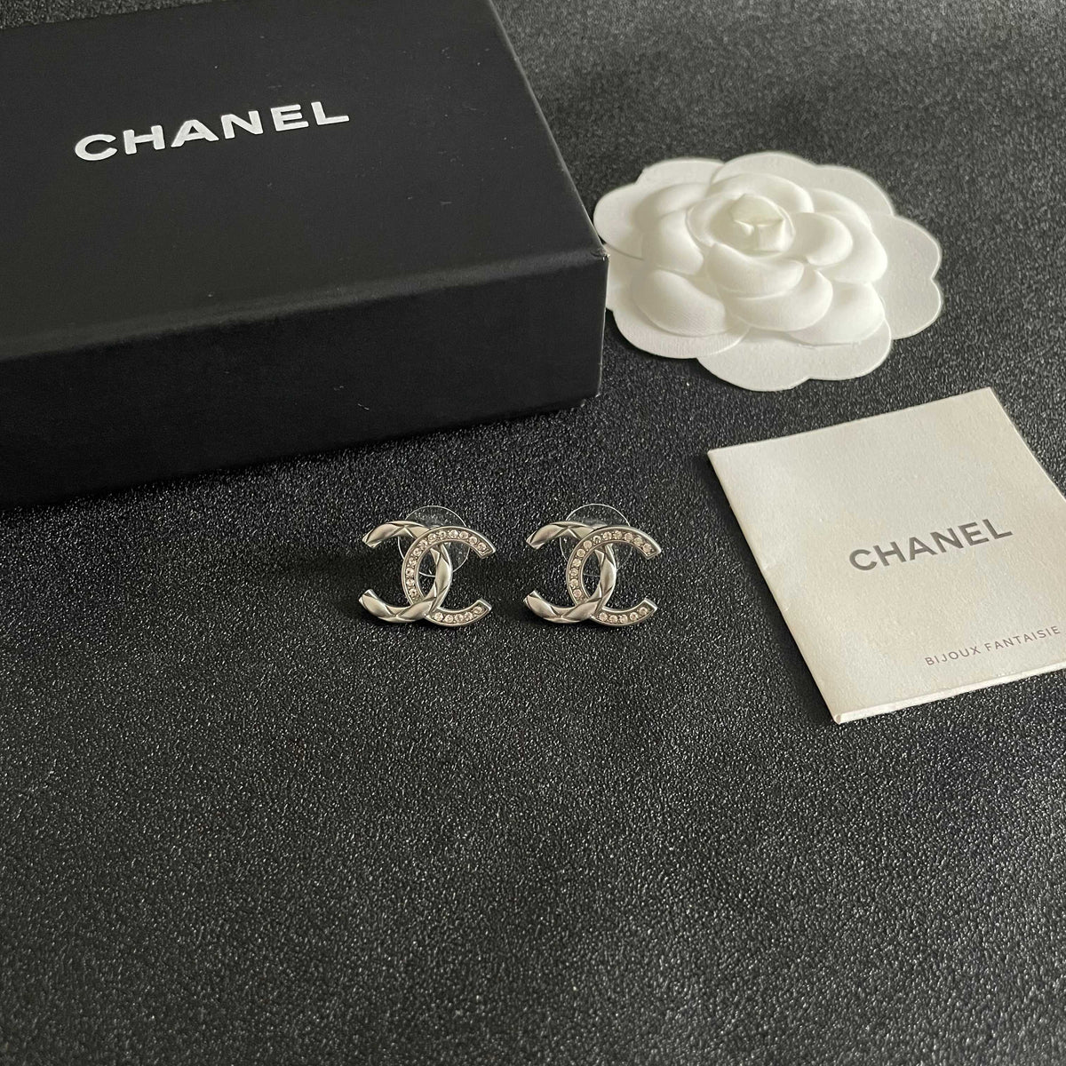 floral Stud Earrings for women - alternate angle view 6