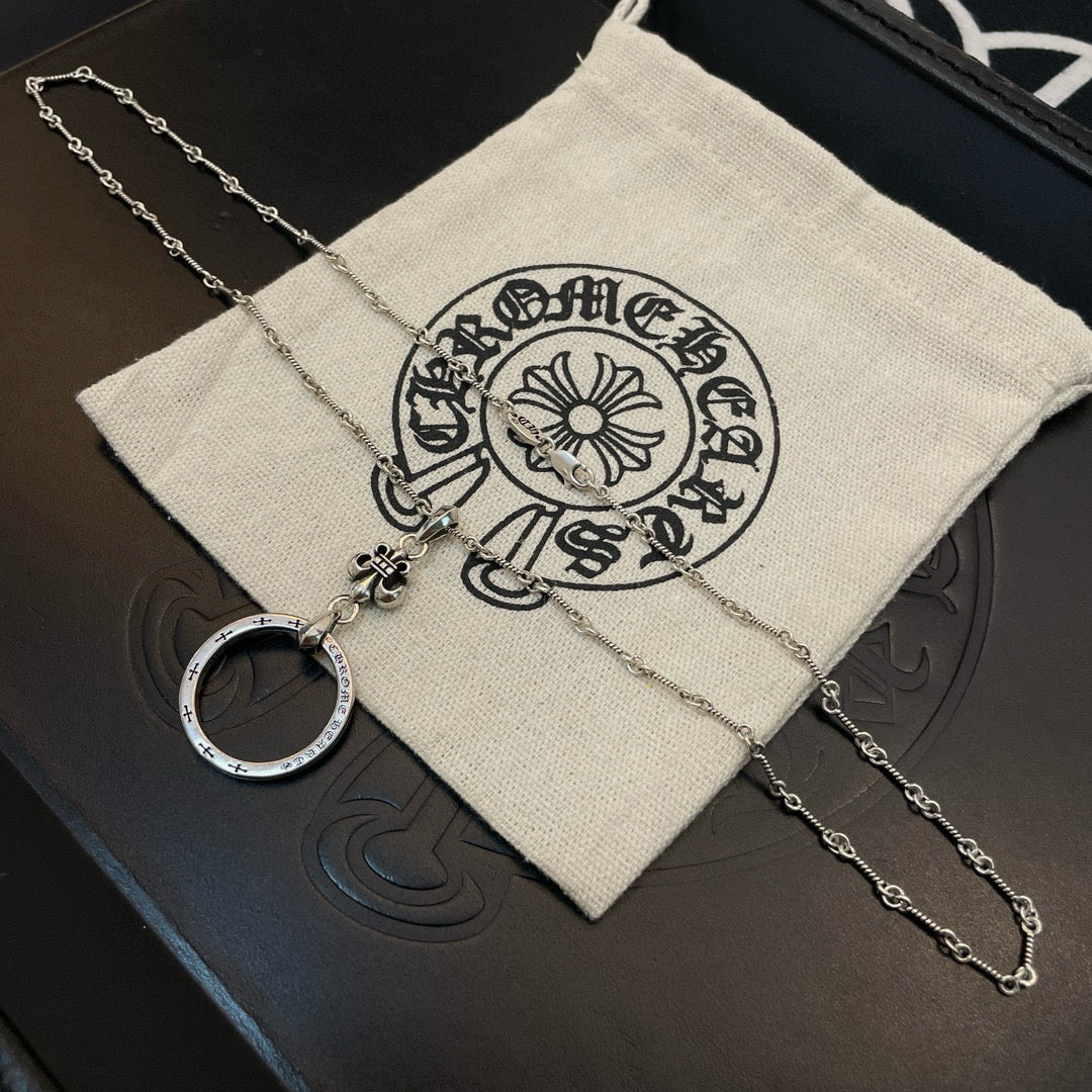 antique cross Pendant for men - alternate angle view 8