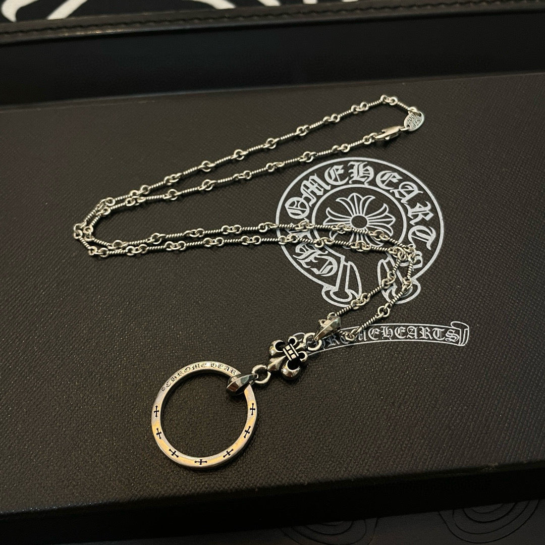 antique cross Pendant for men - alternate angle view 6