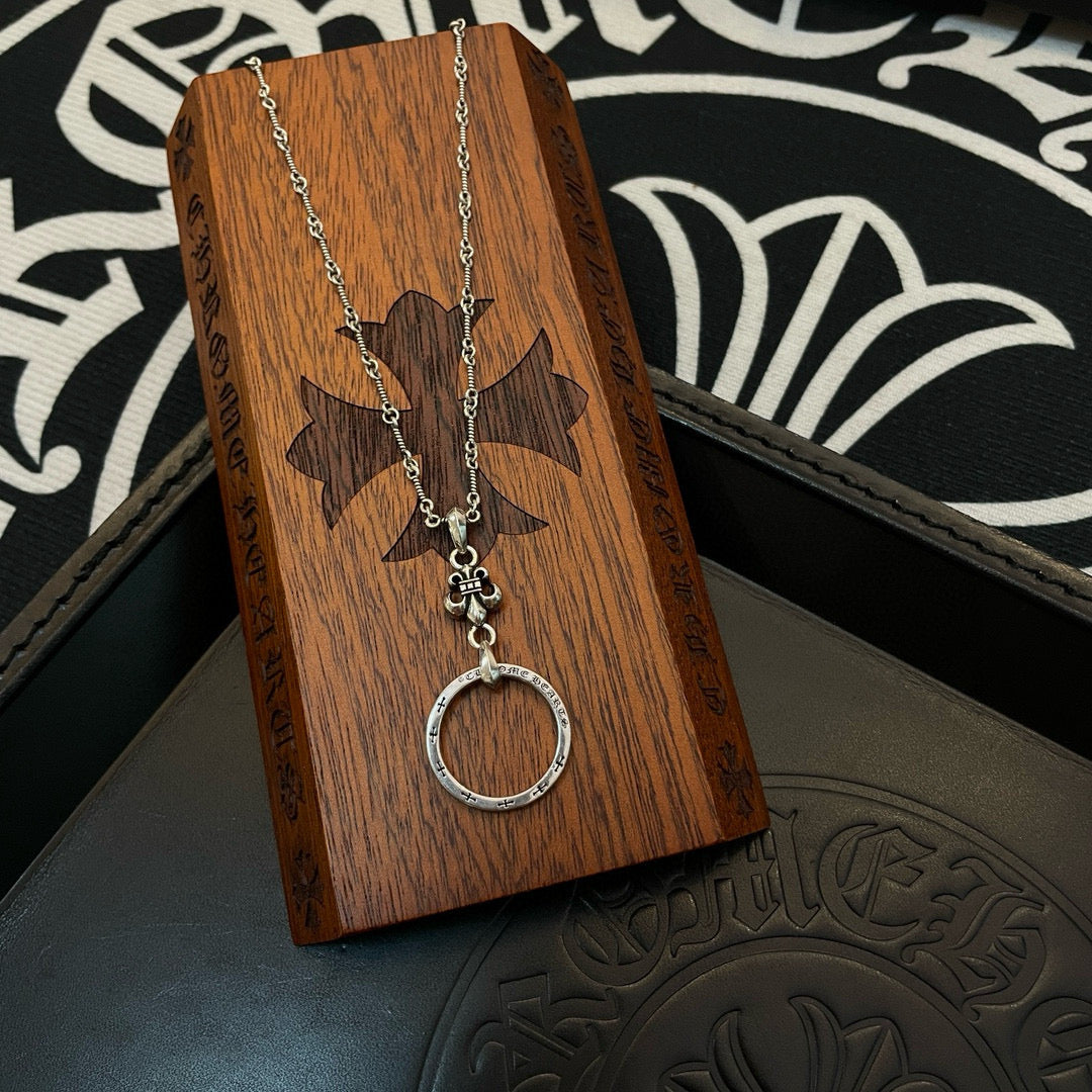 antique cross Pendant for men - alternate angle view 9
