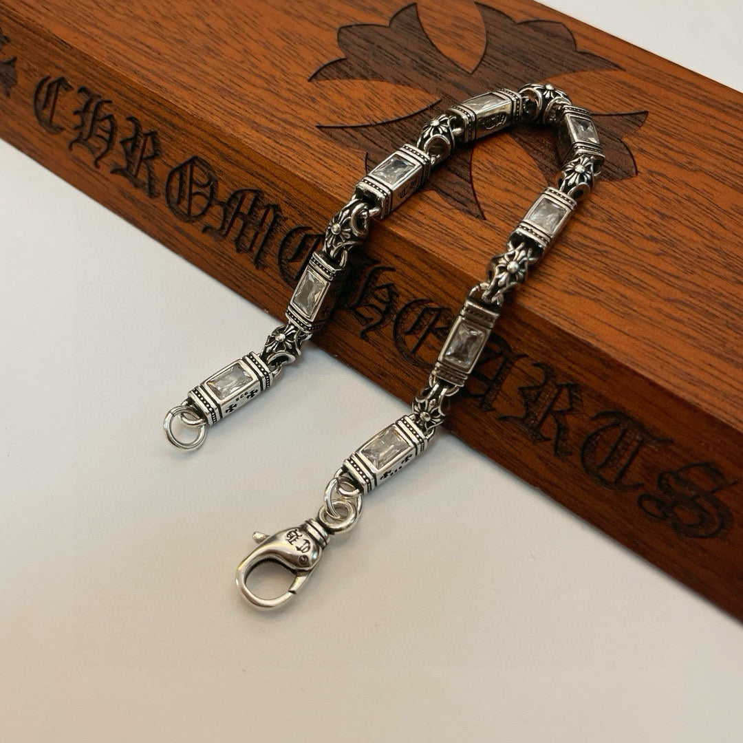 antique crystal cross Bracelet for women - alternate angle view 9