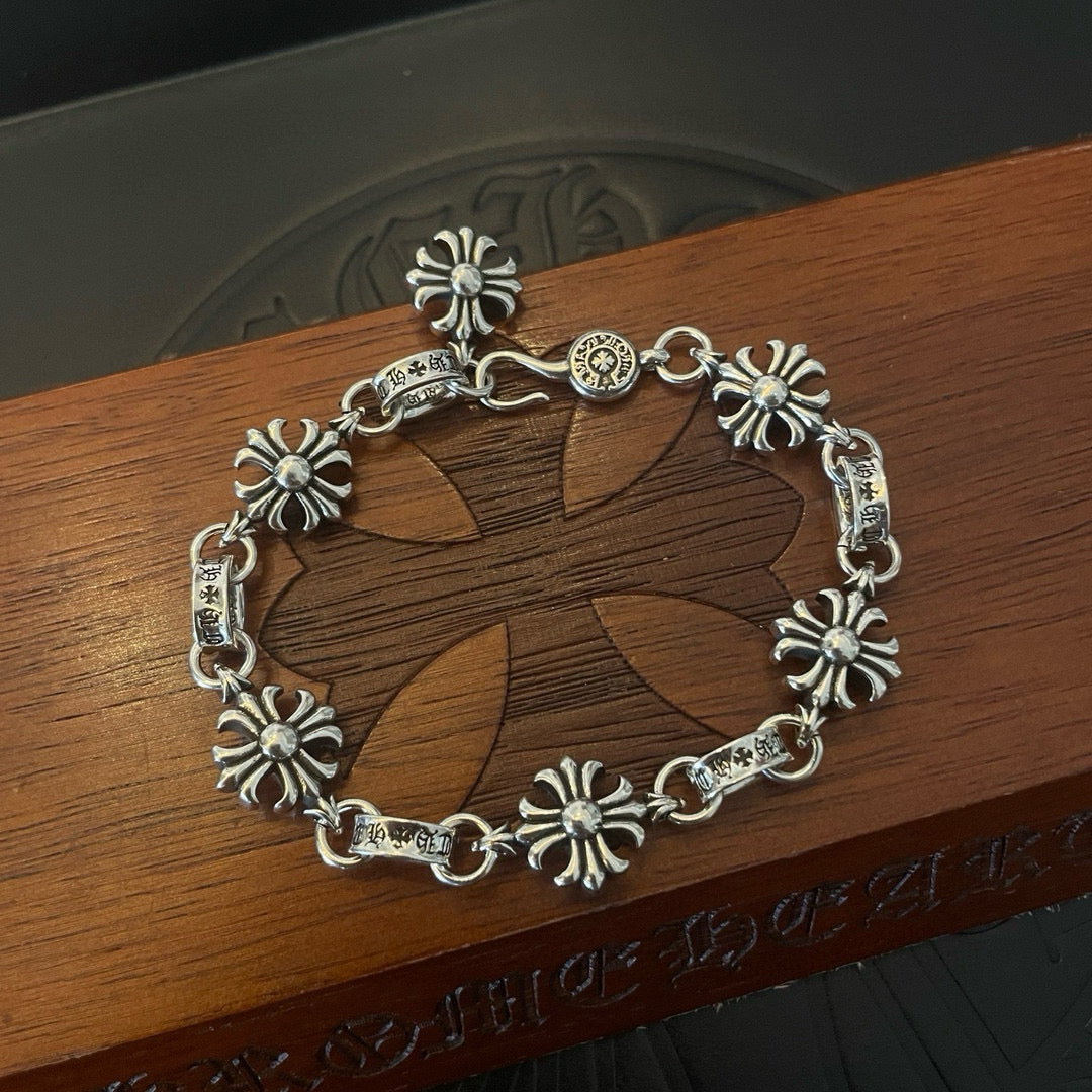 antique cross Bracelet for men - alternate angle view 8