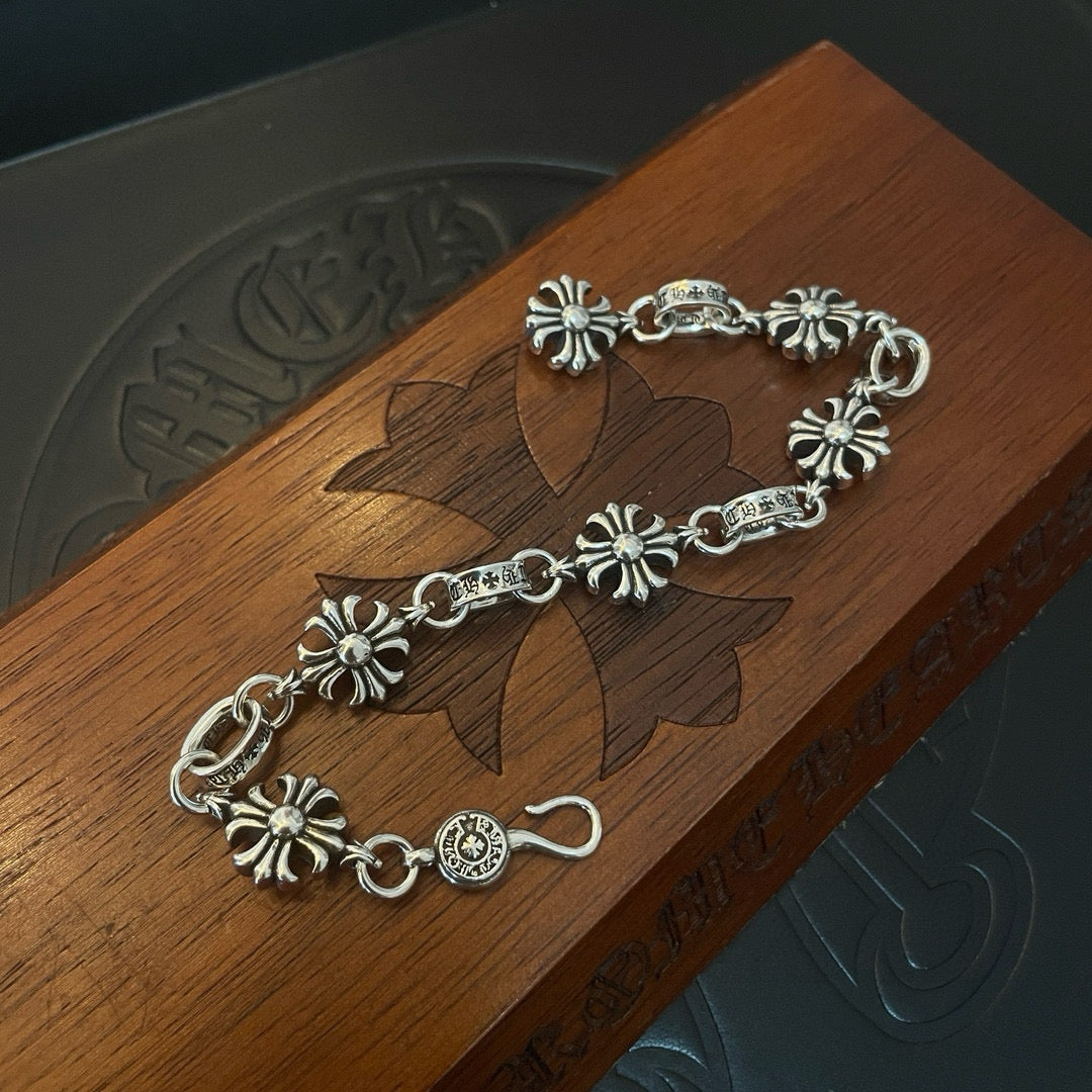 antique cross Bracelet for men - alternate angle view 9