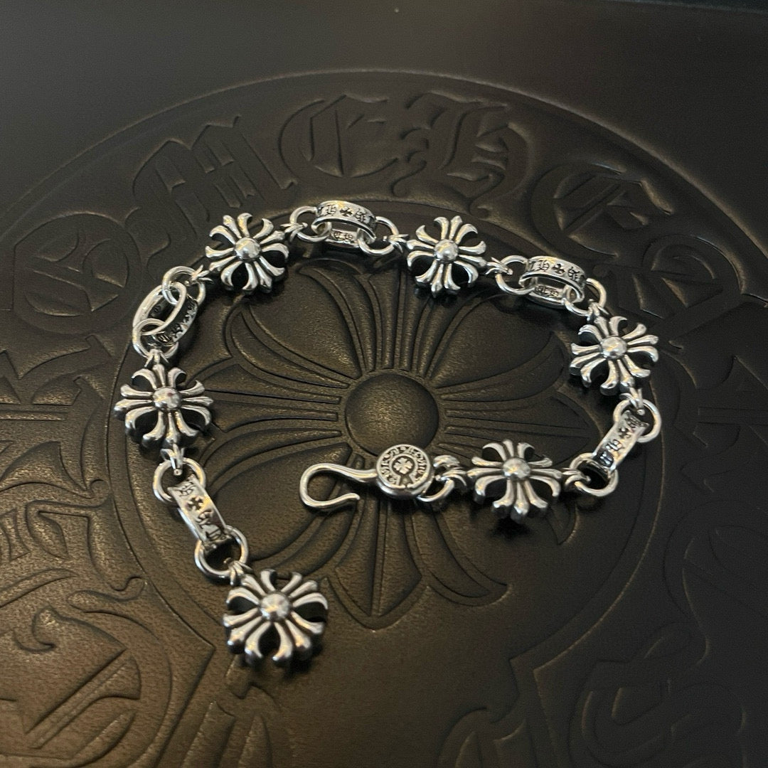antique cross Bracelet for men - alternate angle view 7