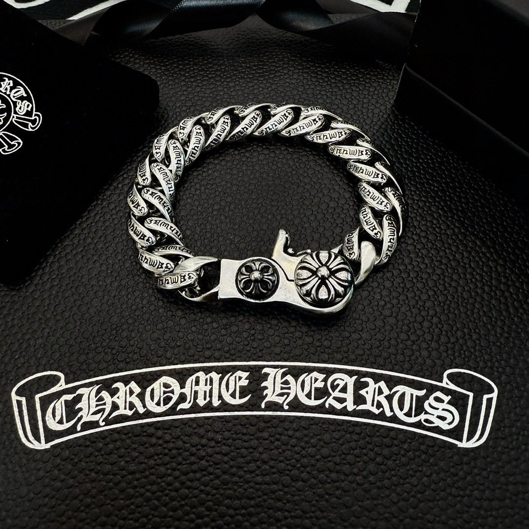 antique cross Bracelet for men - alternate angle view 3