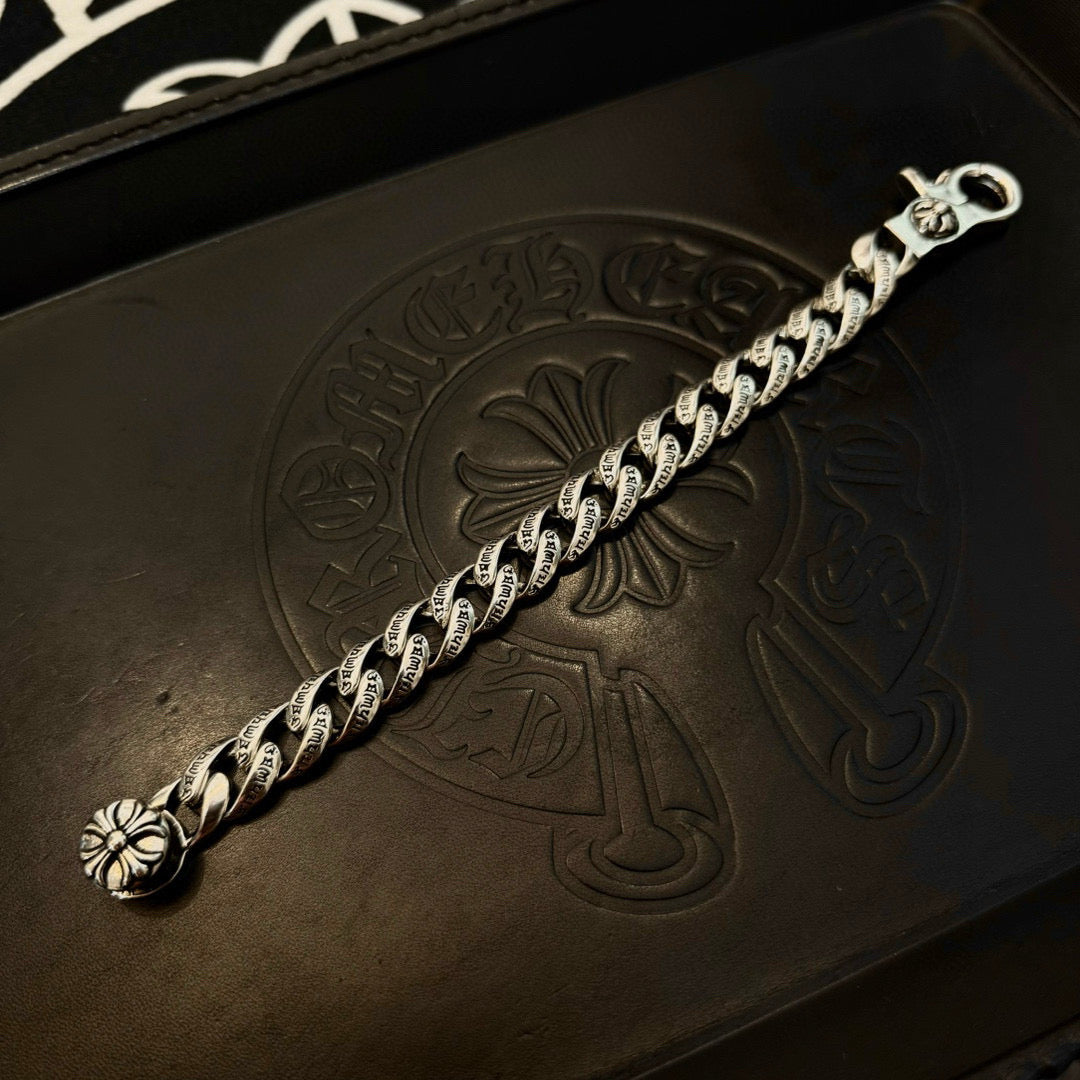 antique cross Bracelet for men - alternate angle view 5