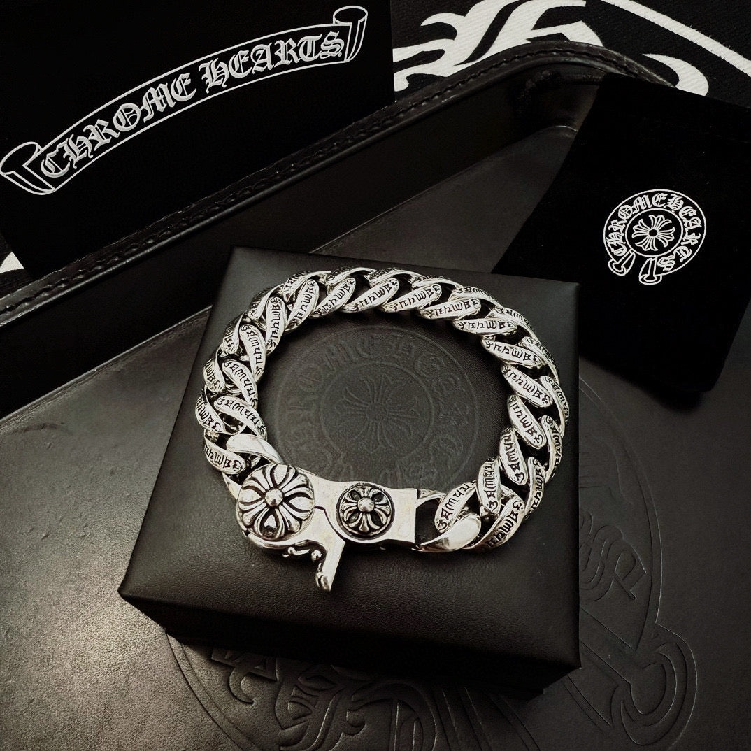 antique cross Bracelet for men - alternate angle view 6