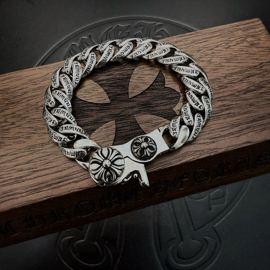 antique cross Bracelet for men - alternate angle view 9